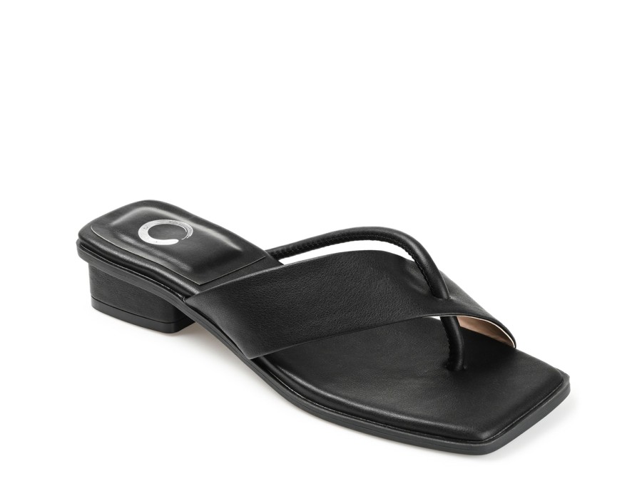 Clearance Journee Collection Mina Sandal Black