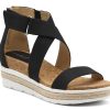 Hot Adrienne Vittadini Capers Wedge Sandal Black