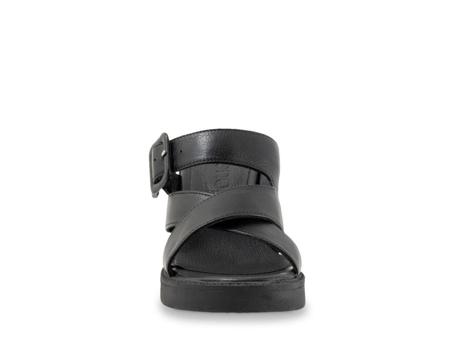 Online Bueno Milan Platform Sandal Black