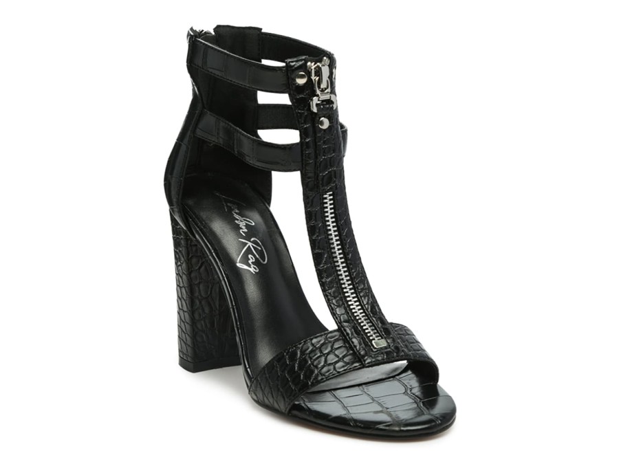 Hot London Rag Felicity Sandal Black