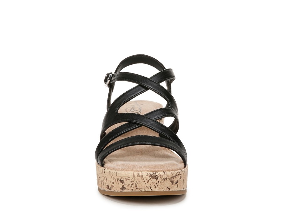 Clearance LifeStride Bailey Wedge Sandal Black