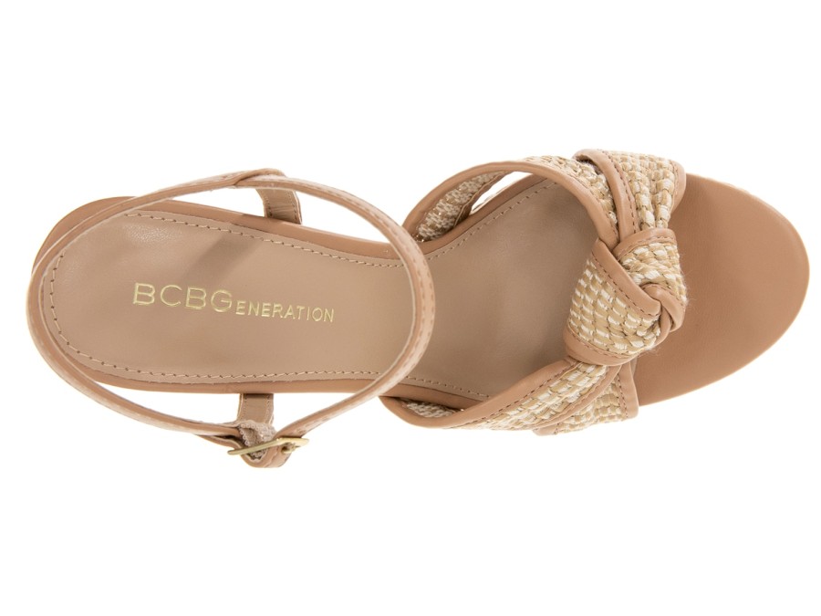 Best BCBGeneration Orlie Platform Sandal Natural/Tan