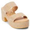 Online Beach by Matisse Ocean Ave Platform Sandal Off White