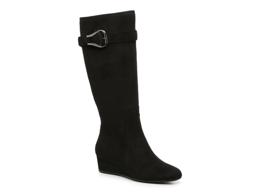 Clearance Impo Georgina Wide Calf Boot Black