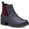 New Eastland Jasmine Chelsea Boot Navy/Burgundy