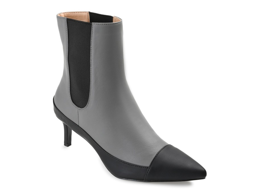 Online Journee Collection Eleece Bootie Grey