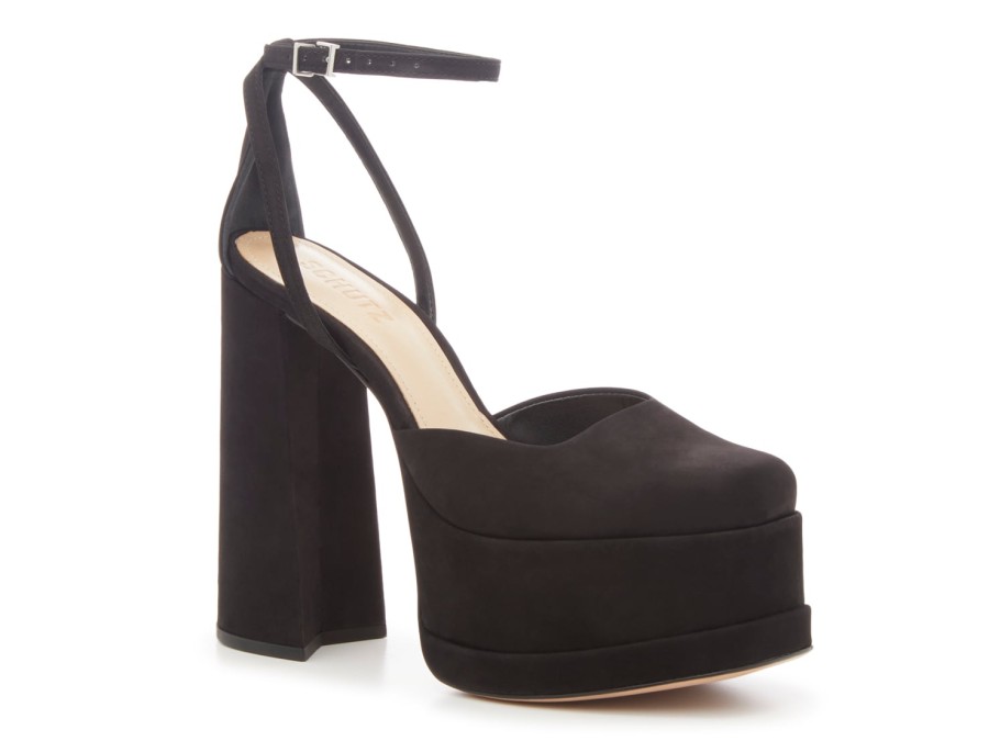 New Schutz Luan Platform Pump Black