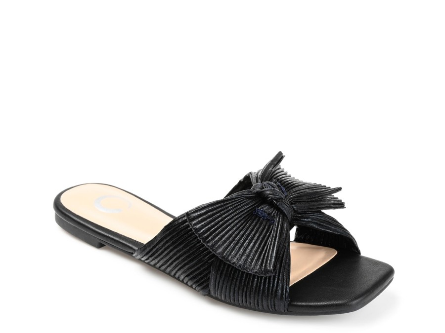 New Journee Collection Serlina Slide Sandal Black