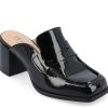 New Journee Collection Bayley Pump Black Patent