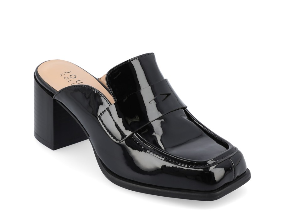 New Journee Collection Bayley Pump Black Patent