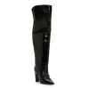 Hot Vince Camuto Minnada Wide Calf Over-The-Knee Boot Black Patent