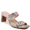 Hot Kelly & Katie Carbren Sandal Multicolor Snake Print/Covered Heel