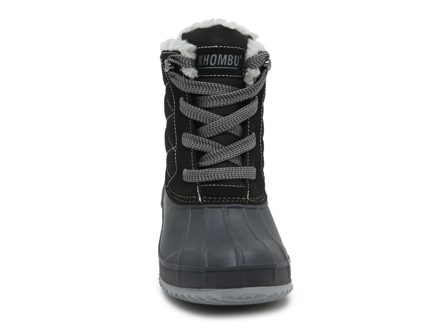 New Khombu Zany Duck Boot Black