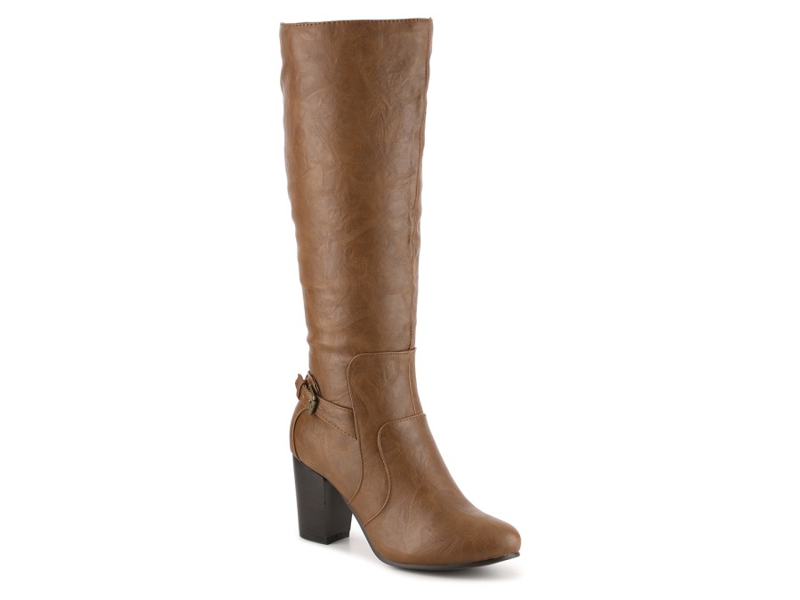 Hot Journee Collection Carver Boot Tan