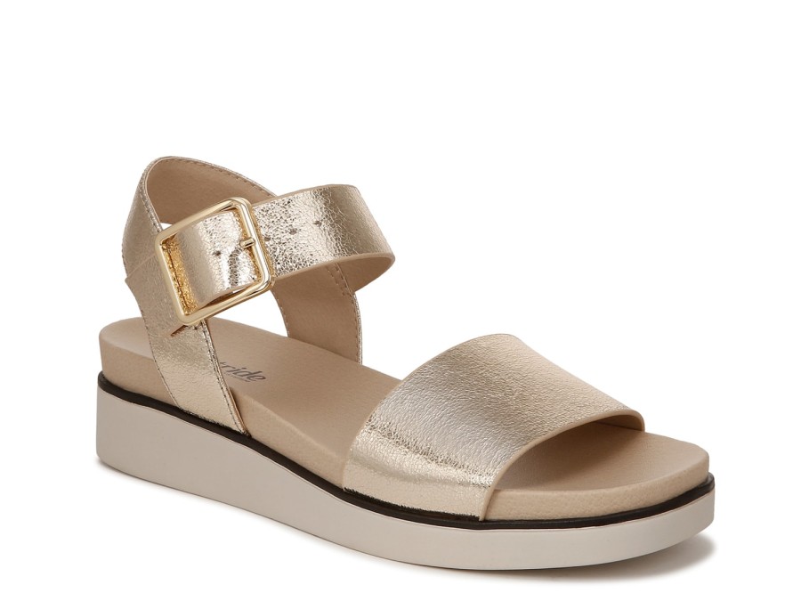 Online LifeStride Gillian Sandal Gold Metallic