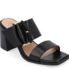 Hot Journee Collection Junie Sandal Black