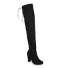 Hot Journee Collection Maya Wide Calf Over-The-Knee Boot Black