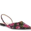 Clearance Betsey Johnson Vance Flat Black/Multicolor Floral Print