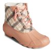 Wholesale Sperry Syrun Gulf Plaid Bootie Light Pink