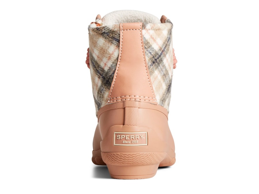 Wholesale Sperry Syrun Gulf Plaid Bootie Light Pink