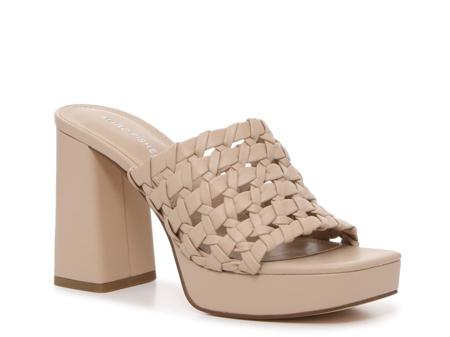 Online Marc Fisher Gervasi Platform Sandal Taupe