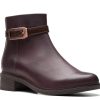 Online Clarks Maye Grace Bootie Oxblood