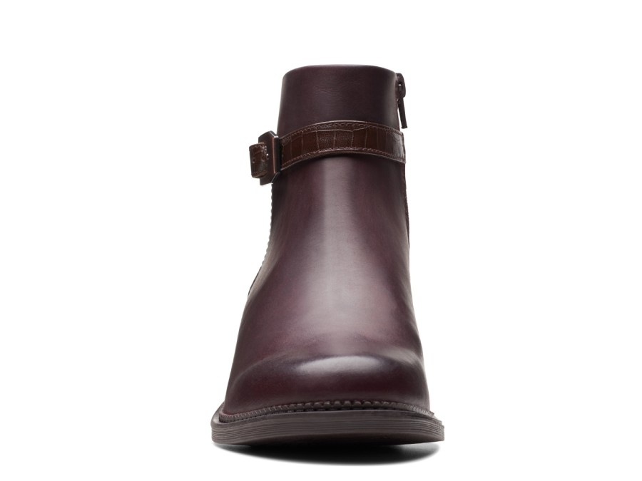 Online Clarks Maye Grace Bootie Oxblood