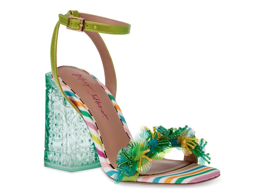 Best Betsey Johnson Quinta Sandal Green Multicolor