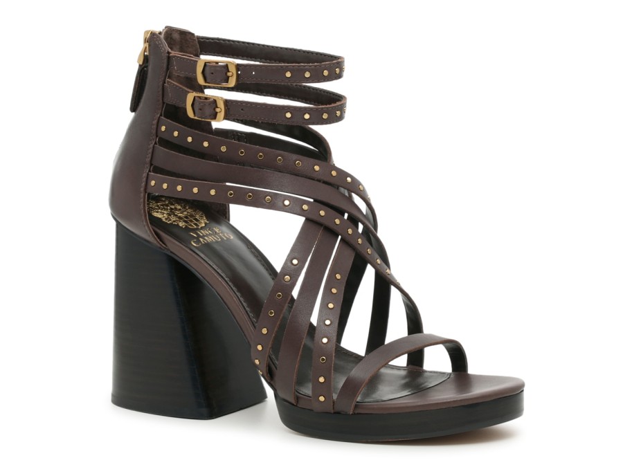 Clearance Vince Camuto Nanthie Platform Sandal Root Beer