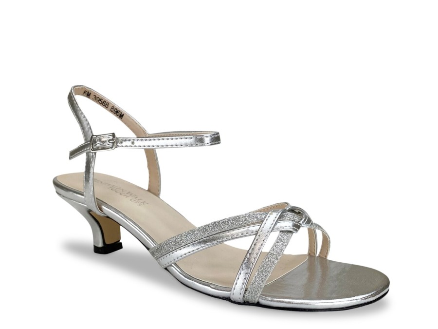 Wholesale Touch Ups by Benjamin Walk Melanie Sandal Silver Metallic