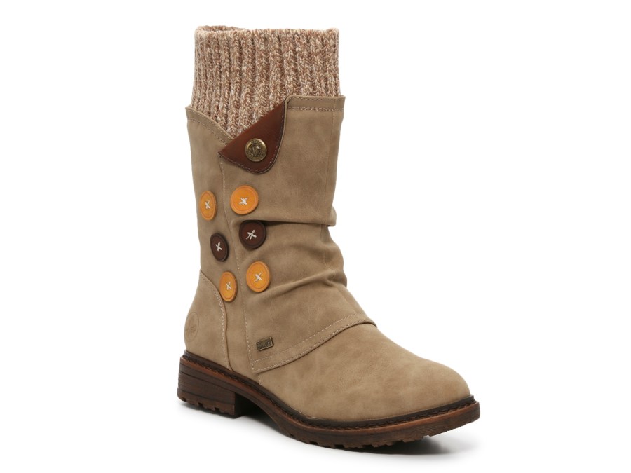 Hot Rieker Dominika 74 Boot Light Brown