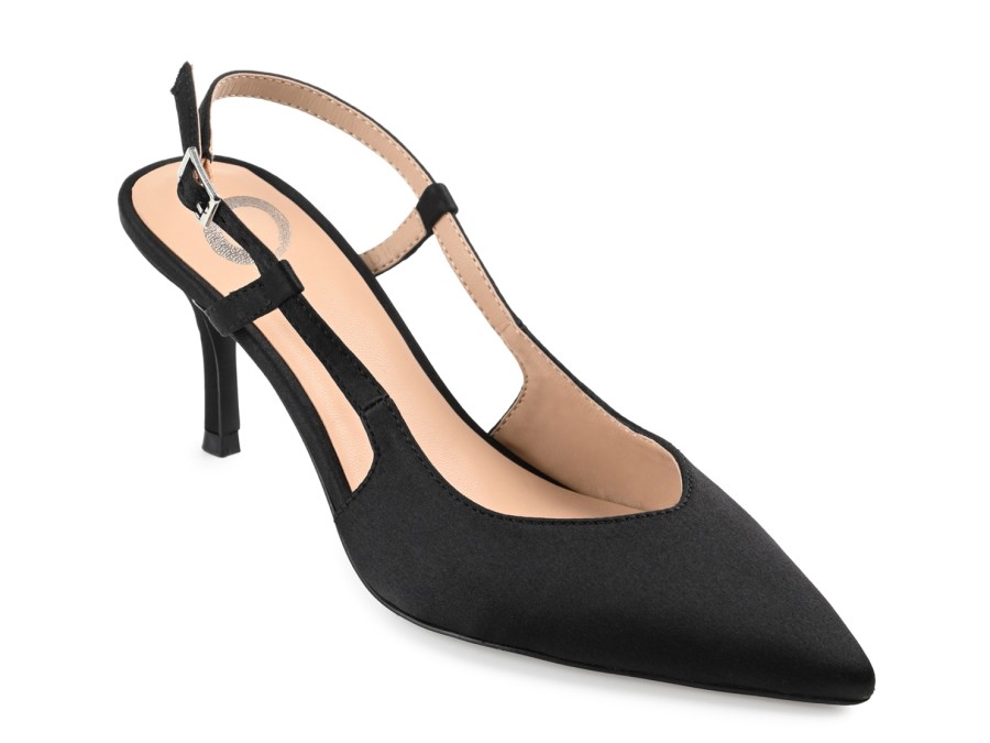 Clearance Journee Collection Knightly Pump Black