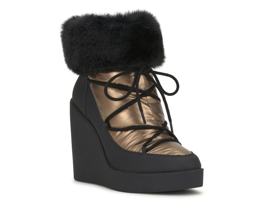 Clearance Jessica Simpson Myina Wedge Bootie Black