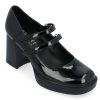 New Journee Collection Shasta Platform Pump Black