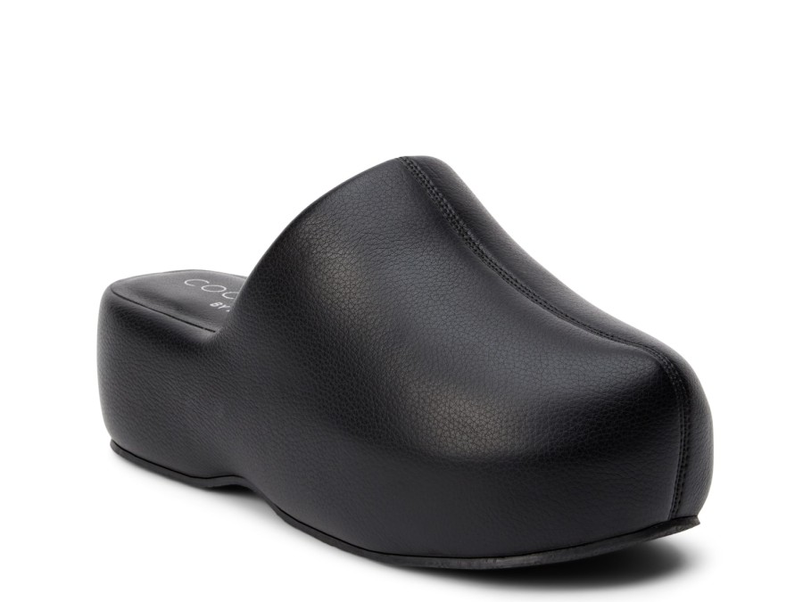 New Coconuts Bella Platform Clog Black