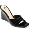 Wholesale Journee Collection Vivvy Wedge Sandal Black