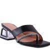 Hot London Rag Gofly Sandal Black