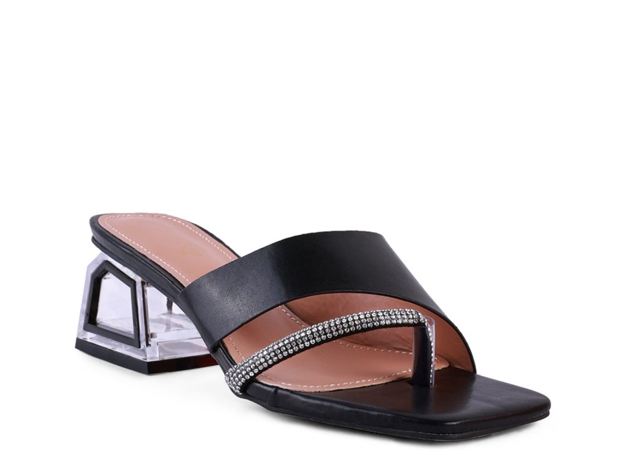 Hot London Rag Gofly Sandal Black