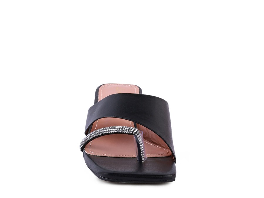 Hot London Rag Gofly Sandal Black