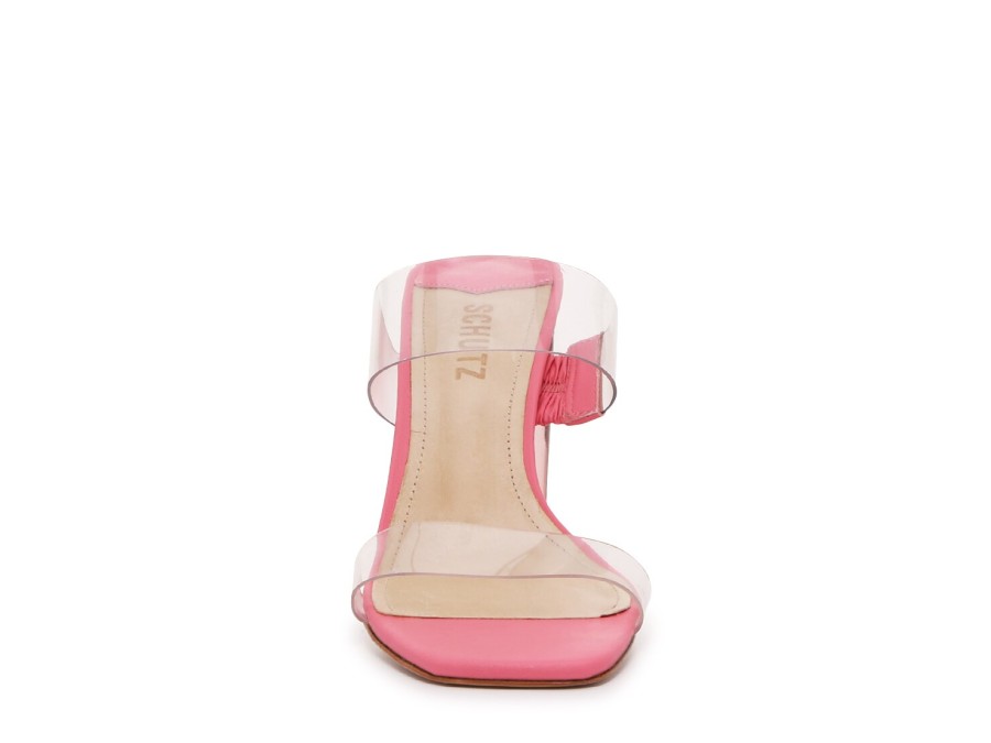 New Schutz Ariella Sandal Clear/Pink