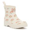 Clearance HUNTER Play Rainbow Short Rain Boot - Women'S White/Multicolor