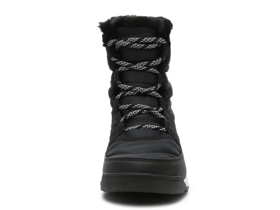 New SOREL Whitney Ii Short Lace Snow Boot Black