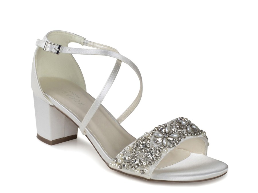 Online Paradox London Evangeline Sandal Ivory