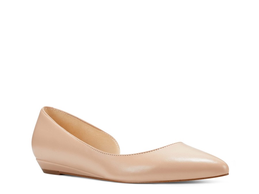 New Nine West Saige D'Orsay Flat Off White