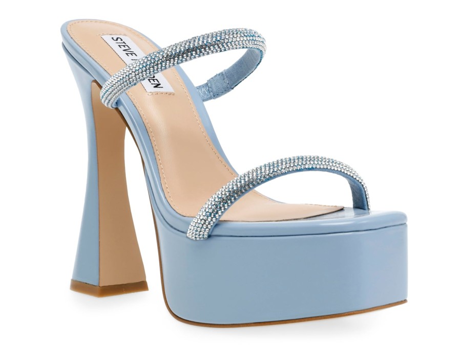 Hot Steve Madden Zayne Platform Sandal Light Blue