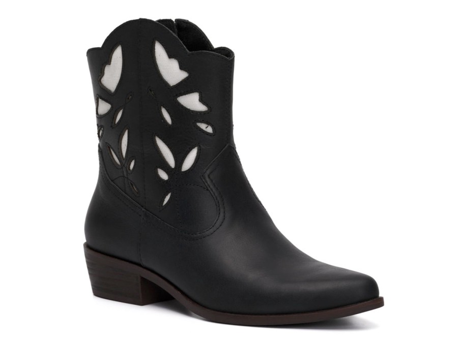 Best Lucky Brand Herzie Western Bootie Black