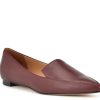 New Nine West Abay Flat Dark Red