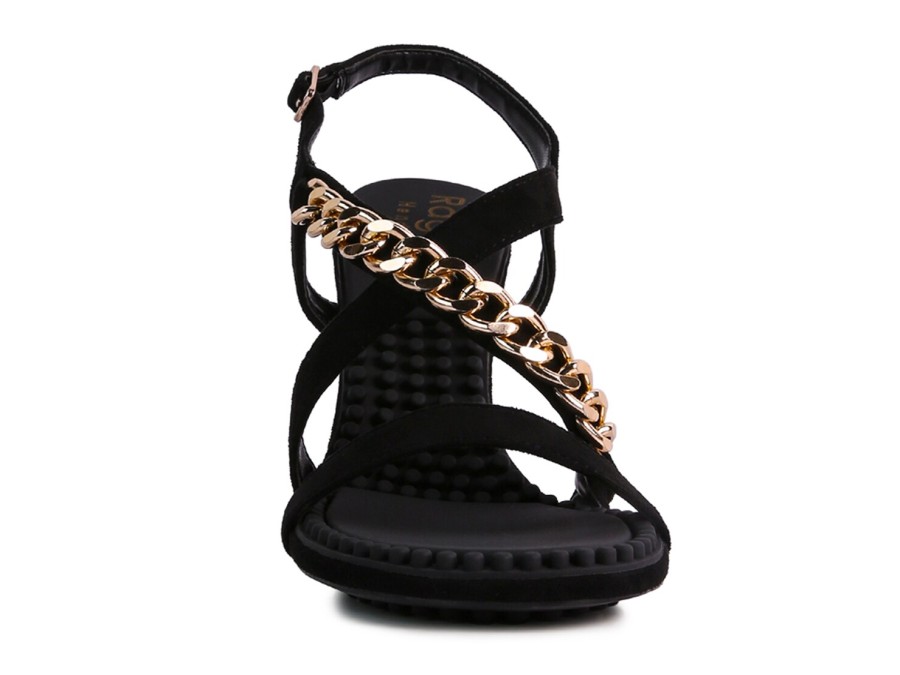 Wholesale Rag & Co Domeda Sandal Black