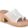 Clearance Baretraps Michaela Platform Sandal White