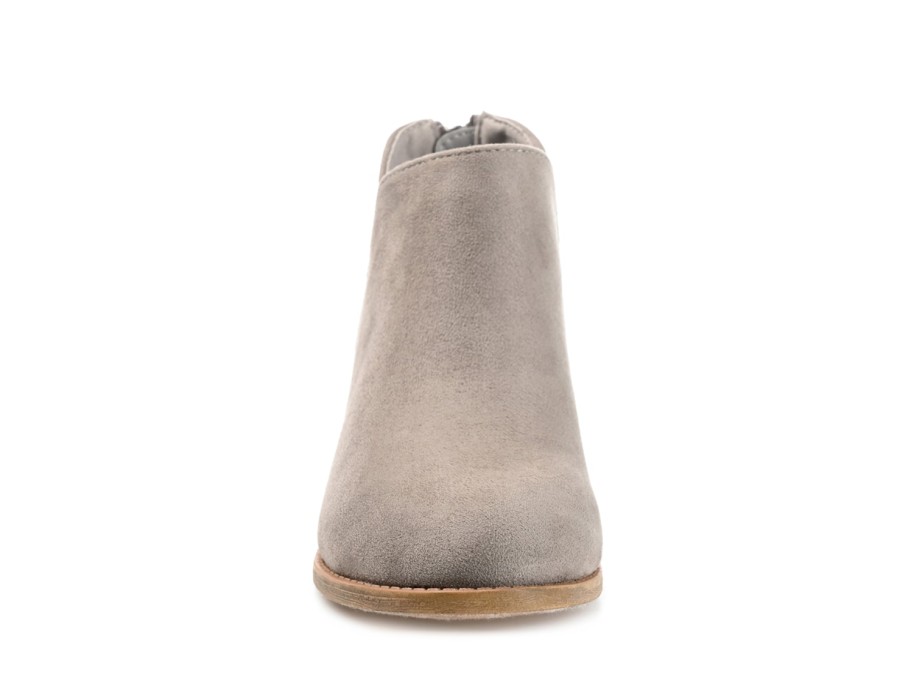 Hot Journee Collection Livvy Bootie Grey